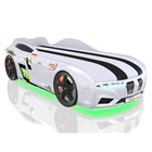 Кровать Romack Renner-M, 1900 x 800 мм, подсветка дна и фар, цвет белый - Фото 1