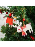 Елочная игрушка «Счастливый олень», МИКС - Фото 2