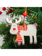 Елочная игрушка «Счастливый олень», МИКС - Фото 3