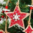 Елочная игрушка «Зимний вечер», МИКС, красная - Фото 3