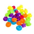 Настольная игра «Весёлые пуговки. Новый год», 46 пуговок, 10 картинок-шаблонов - Фото 11