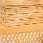 Набор подарочных коробок 5 в 1 «Крафт», 14 × 14 × 8‒22 × 22 × 12 см - Фото 3