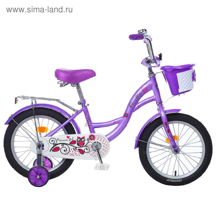 Велосипед 16" Graffiti Premium Girl RUS, 2018, цвет сиреневый - Фото 1