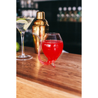 Бокал для вина Magistro «Пантера», 300 мл, 10.5×8.5×12.5 см, стекло, с трубочкой, прозрачный - Фото 7