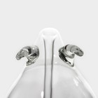 Бокал для вина Magistro «Пантера», 300 мл, 10.5×8.5×12.5 см, стекло, с трубочкой, прозрачный - Фото 6