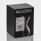 Бокал для вина Magistro «Пантера», 300 мл, 10.5×8.5×12.5 см, стекло, с трубочкой, прозрачный - Фото 8