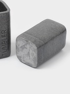 Набор аксессуаров для ванной комнаты «Гранит», 4 предмета, дозатор 350 мл, мыльница, 2 стакана, серый - Фото 8