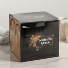 Аксессуары для ванной «Вензеля», 4 предмета, дозатор 200 мл, мыльница, 2 стакана, бежевые - Фото 4