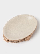 Аксессуары для ванной «Вензеля», 4 предмета, дозатор 200 мл, мыльница, 2 стакана, бежевые - Фото 6