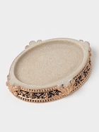 Аксессуары для ванной «Вензеля», 4 предмета, дозатор 200 мл, мыльница, 2 стакана, бежевые - Фото 7