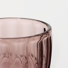 Бокал из стекла Magistro «Ла-Манш», 250 мл, 8×15,3 см, цвет розовый - Фото 3