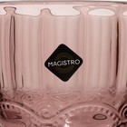 Бокал из стекла Magistro «Ла-Манш», 250 мл, 8×15,3 см, цвет розовый - Фото 4
