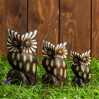 Набор сувенирный «Совы», h=8 см, h=10 см, h=12 см - Фото 1