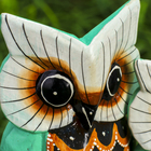 Набор сувенирный "Разноцветные совы" (8,10,12) 9х5х12 см зеленые - Фото 5