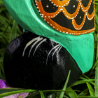 Набор сувенирный "Разноцветные совы" (8,10,12) 9х5х12 см зеленые - Фото 6