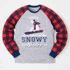 Пижама для мальчика: джемпер, брюки KAFTAN: Winter, рост 146–152 см (38) - Фото 2