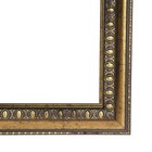 Рама для картин (зеркал) 40 х 50 х 4,5 см, пластиковая, Charlotta, антик - Фото 2