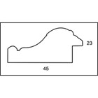 Рама для картин (зеркал) 30 х 40 х 4.5 см, пластиковая, Charlotta золото - фото 42711043