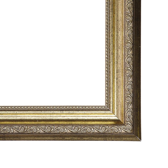Рама для картин (зеркал) 40 х 50 х 3,3 см, пластиковая, Dorothy, серебряная - фото 1906946453