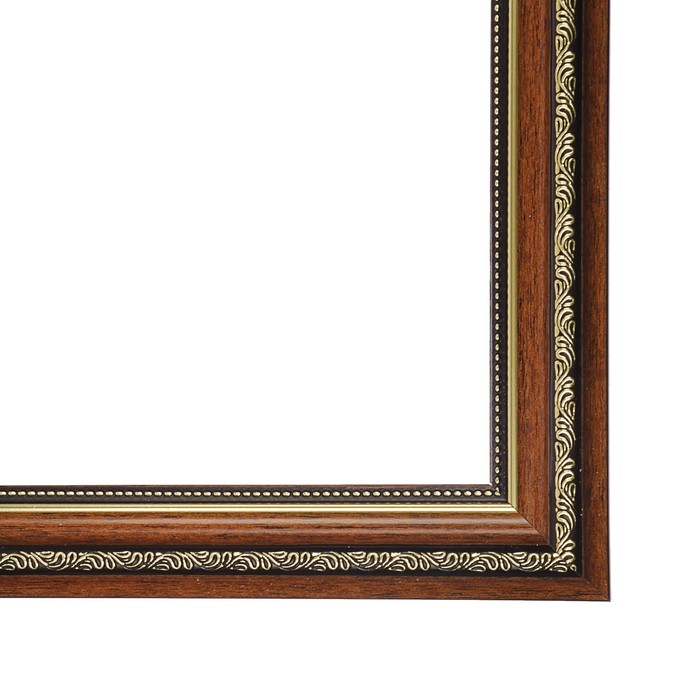 Рама для картин (зеркал) 40 х 50 х 3,3 см, пластиковая, Dorothy, коричневая - фото 1908404078