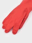 Перчатки хозяйственные Доляна, размер S, длинные манжеты, латексные, красные - Фото 5