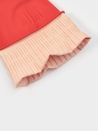 Перчатки хозяйственные Доляна, размер M, 38 см, длинные манжеты, латексные, красные - Фото 2