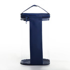 Косметичка на молнии, с ручкой, цвет синий - фото 20852905