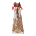 Пакет крафтовый горизонтальный «Любви в Новом Году», 18 × 23 × 8 см - Фото 2