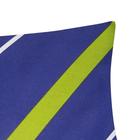 Наволочка Этель «Зелёно-синие зигзаги» 70х70, поплин, 125 г/м2 - Фото 2