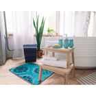 Набор аксессуаров для ванной комнаты «Риф», 4 предмета (дозатор, мыльница, 2 стакана), цвет голубой - Фото 5