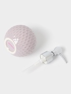 Аксессуары для ванной Доляна «Рельеф», 4 предмета, дозатор 300 мл, мыльница, 2 стакана, сиреневые - Фото 3