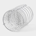 Сушилка для столовых приборов Доляна, 11×11×18.5 см, хромированная - Фото 4