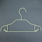 Плечики для одежды Доляна, антискользящее покрытие, цвет европейский зелёный - Фото 1