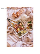 Столовые приборы Magistro «Версаль», 4 предмета, нержавеющая сталь, золотистые, чёрные - Фото 20