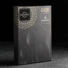 Набор столовых приборов из нержавеющей стали Magistro «Версаль», 4 предмета, цвет ручек белый - Фото 6