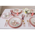 Набор столовых приборов из нержавеющей стали Magistro «Фолк», 4 предмета, цвет металла золотой, розовые ручки - Фото 8