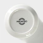 Сахарница с ложкой Magistro «Морской бриз», 250 мл, фарфор, белая - Фото 6