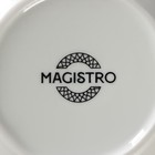 Сахарница с ложкой Magistro «Морской бриз», 250 мл, фарфор, белая - Фото 2