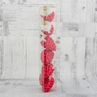 Ёлочные игрушки 6 шт. «Ягодка» 6.5×4 см, красный - Фото 2