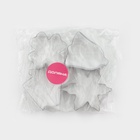 Набор форм для вырезания печенья Доляна «Снежинка. Домик. Колокольчик. Клевер», 4 шт. - Фото 4