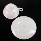 Чайная пара фарфоровая «Чайная роза», 2 предмета: чашка 200 мл, блюдце d=15 см - Фото 6