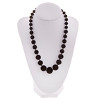 Бусы «Бархат», цвет чёрный - Фото 1