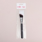 Кисть для макияжа «Brush GRAPHITE», 17,5 (+/- 1) см, цвет тёмно-серый/серебристый - Фото 7
