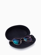 Футляр для очков на молнии, однотонный, размер 16×5.6×7.5 см, чёрный - Фото 2