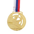 Медаль тематическая «Гимнастика», золото, d=6 см - фото 8909272