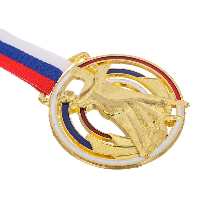 Медаль тематическая «Бальные танцы», золото, d=6 см - фото 1906946781