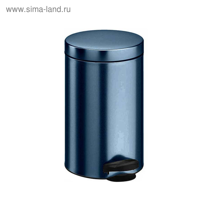 Ведро для мусора Meliconi, 5 л, цвет синий - Фото 1