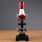 Микроскоп «Юный исследователь», кратность увеличения 1200х, 400х, 100х, с подсветкой - Фото 3