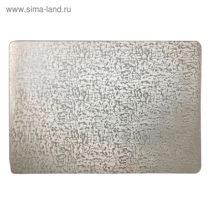 Салфетка «Абстракция», цвет серебро, 30 х 40 см - Фото 1