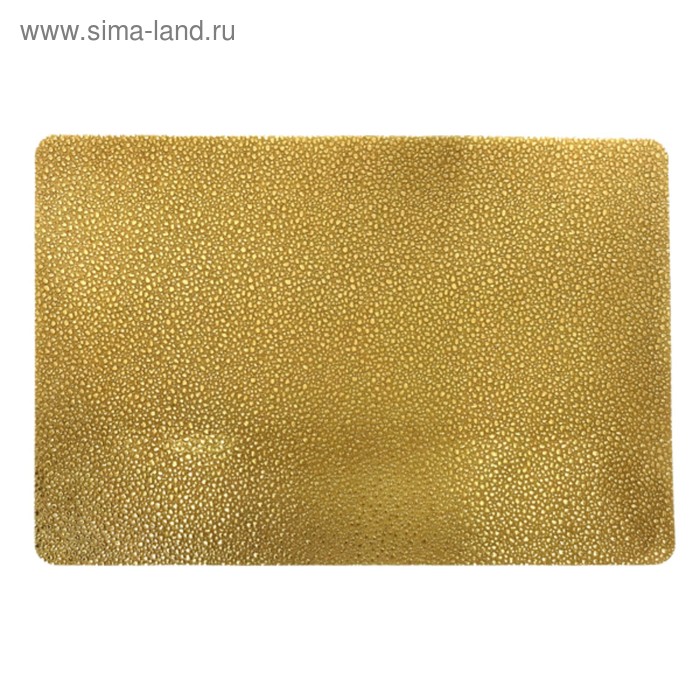 Салфетка «Капли», цвет золото, 30 х 40 см - Фото 1